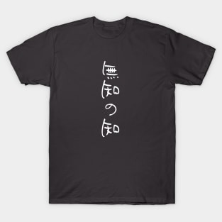 Japanese Kanji Awareness of Ignorance T-Shirt